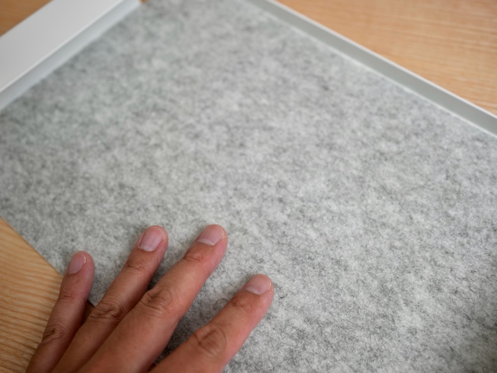 COFO Desk トレーのフェルト素材
