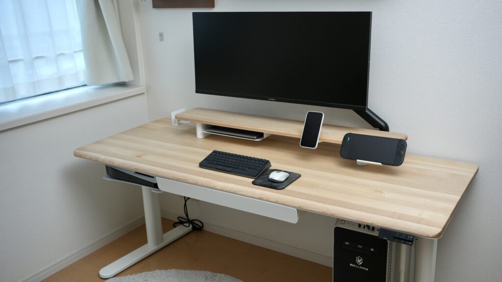 COFO Desk Studio 180cmモデルの完成後